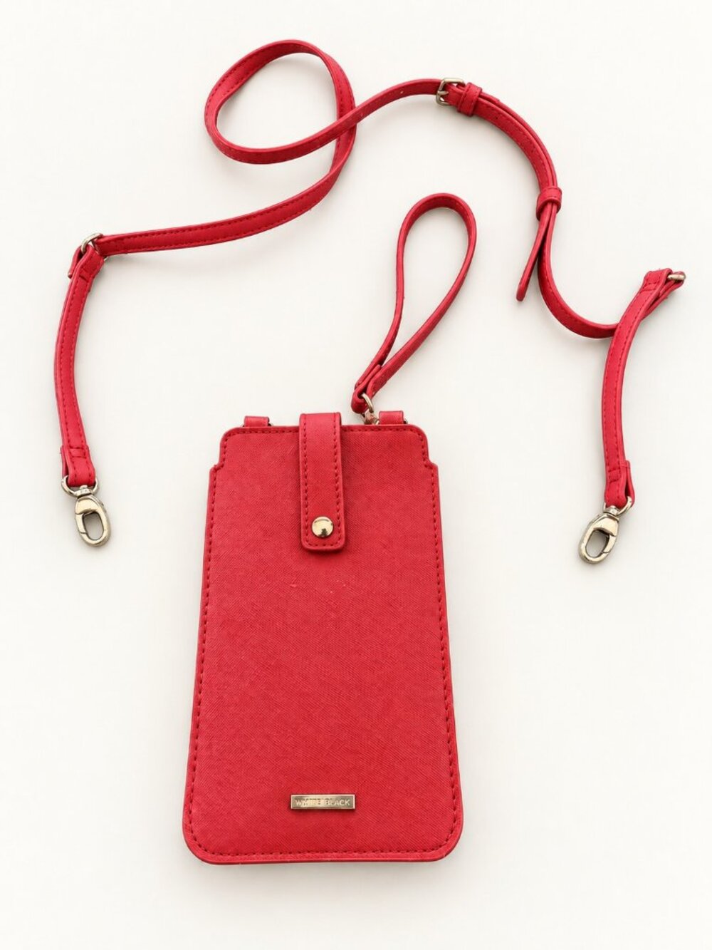 White House Black Market Red Phone Crossbody with Wrist Strap